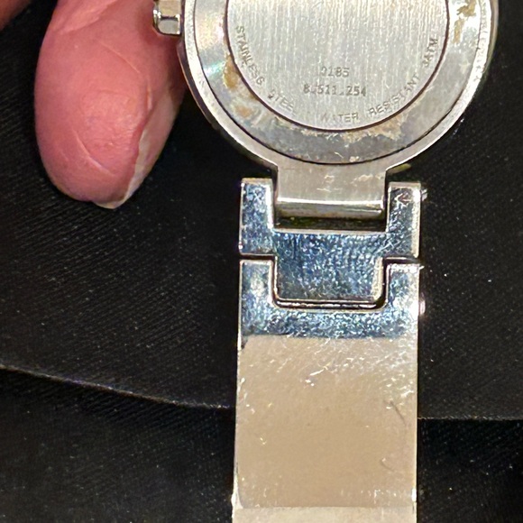 Vintage Coach Silver and Black Watch. Good used condition